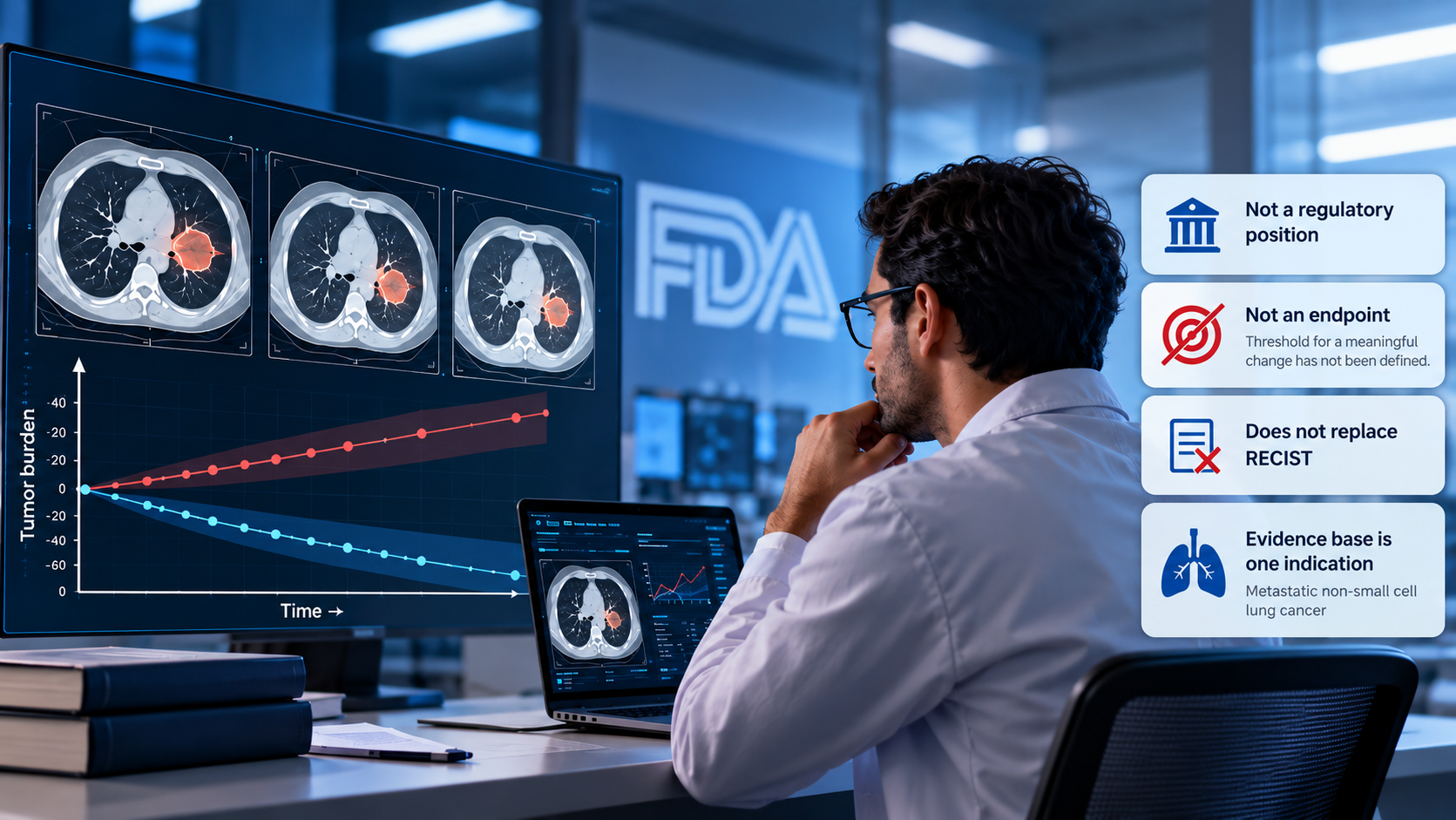 What the FDA Tumor Growth Rate Analysis Does and Does Not Establish
